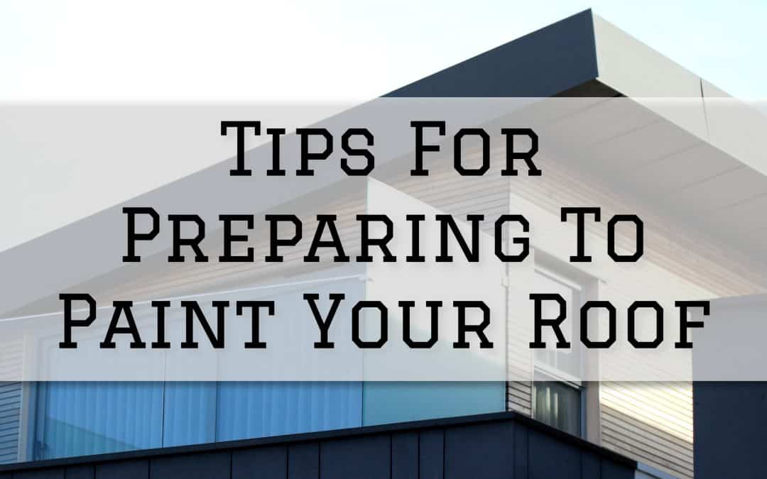 Tips For Preparing To Paint Your Roof in Anchorage, AK