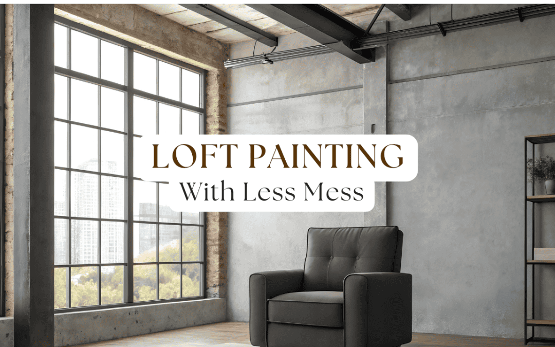 Loft Painting With Less Mess In Anchorage, AK