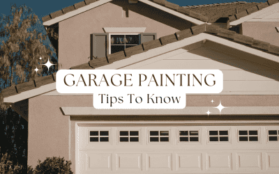 Garage Painting Tips To Know in Anchorage, AK