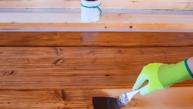 Deck staining in Anchorage
