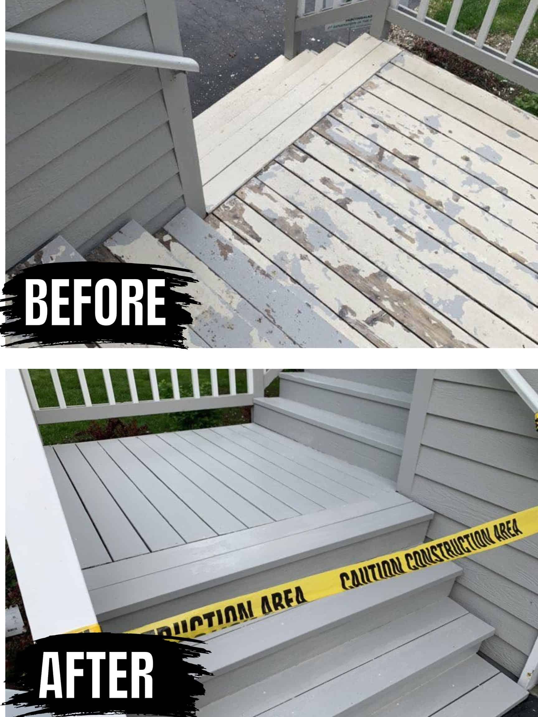 Huffman-O'Malley Deck painting