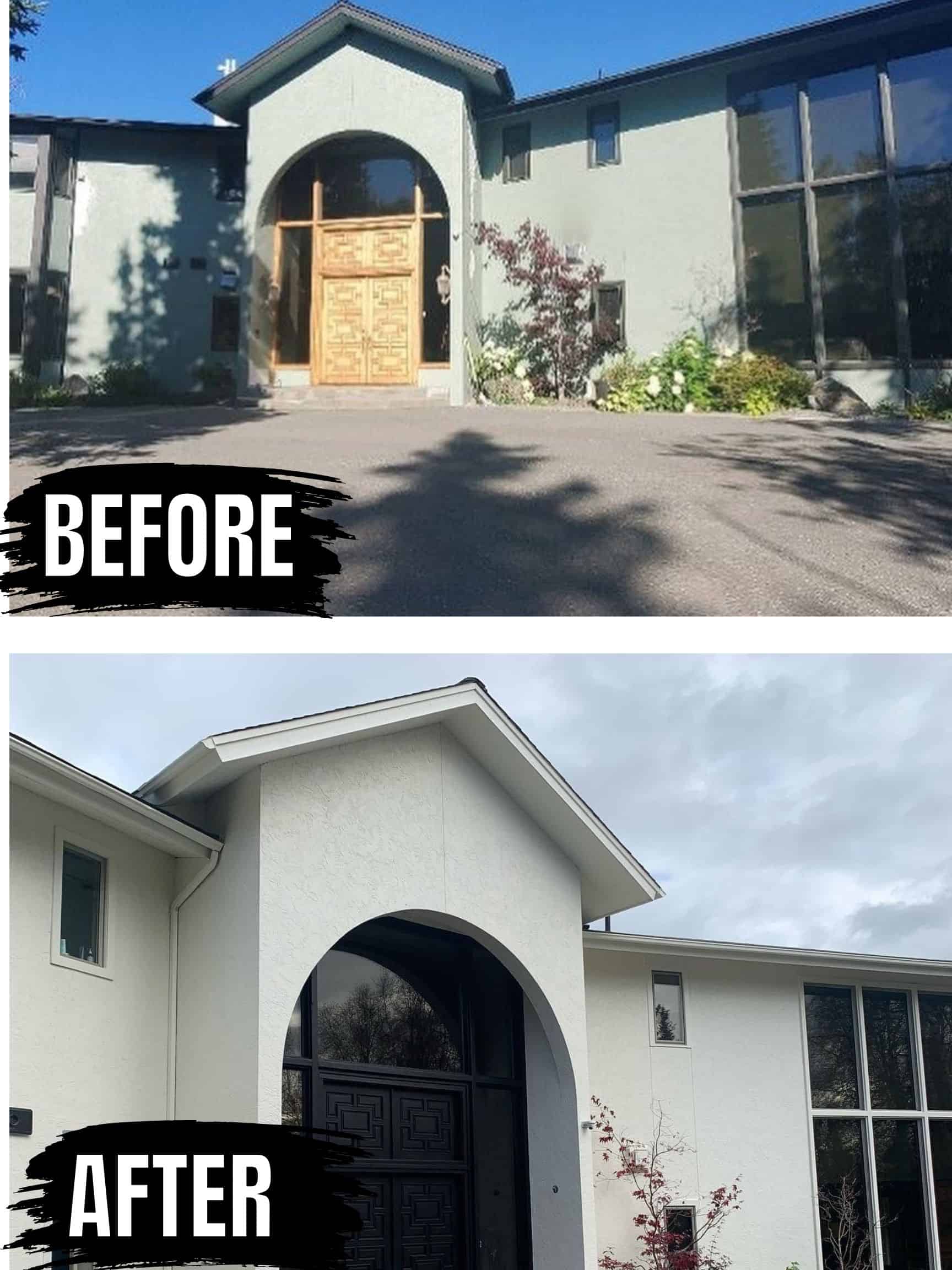 Mid-Hillside Anchorage Exterior painting