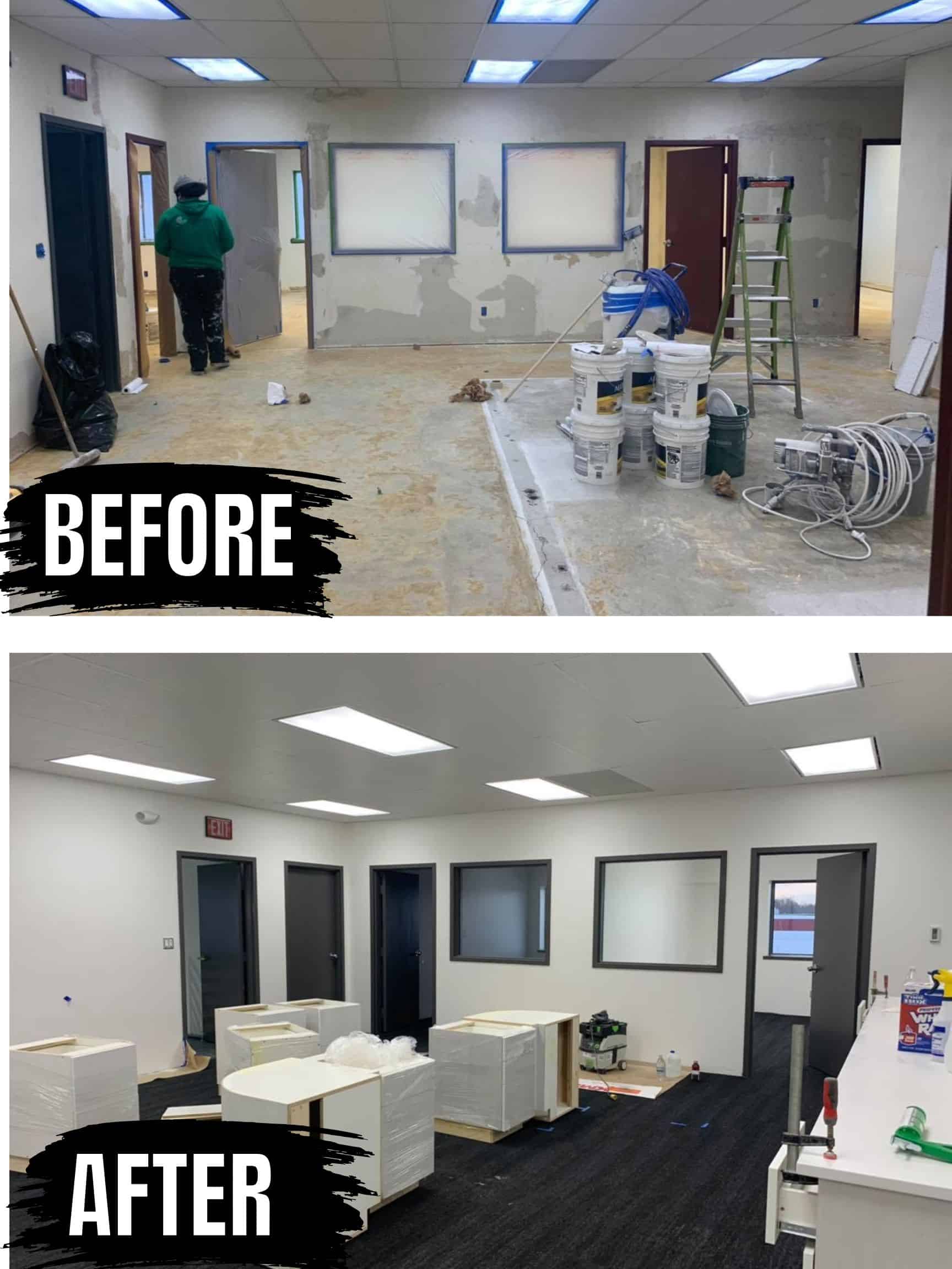 Midtown Anchorage Commercial painting (1)