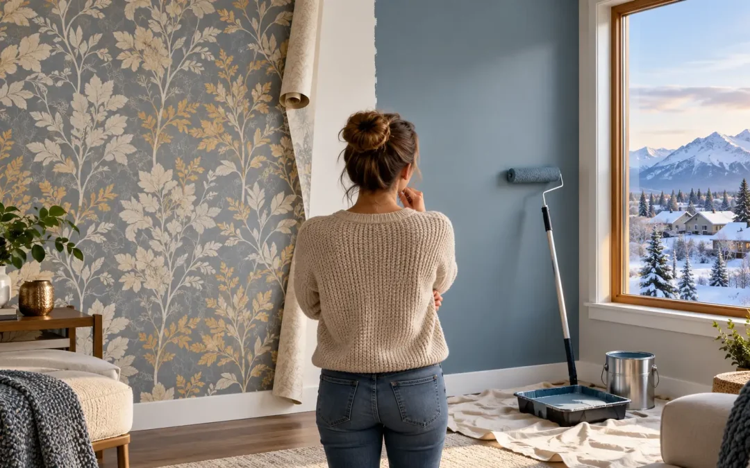 Wallpaper vs. Paint: Which Is Right for Your Anchorage Walls?